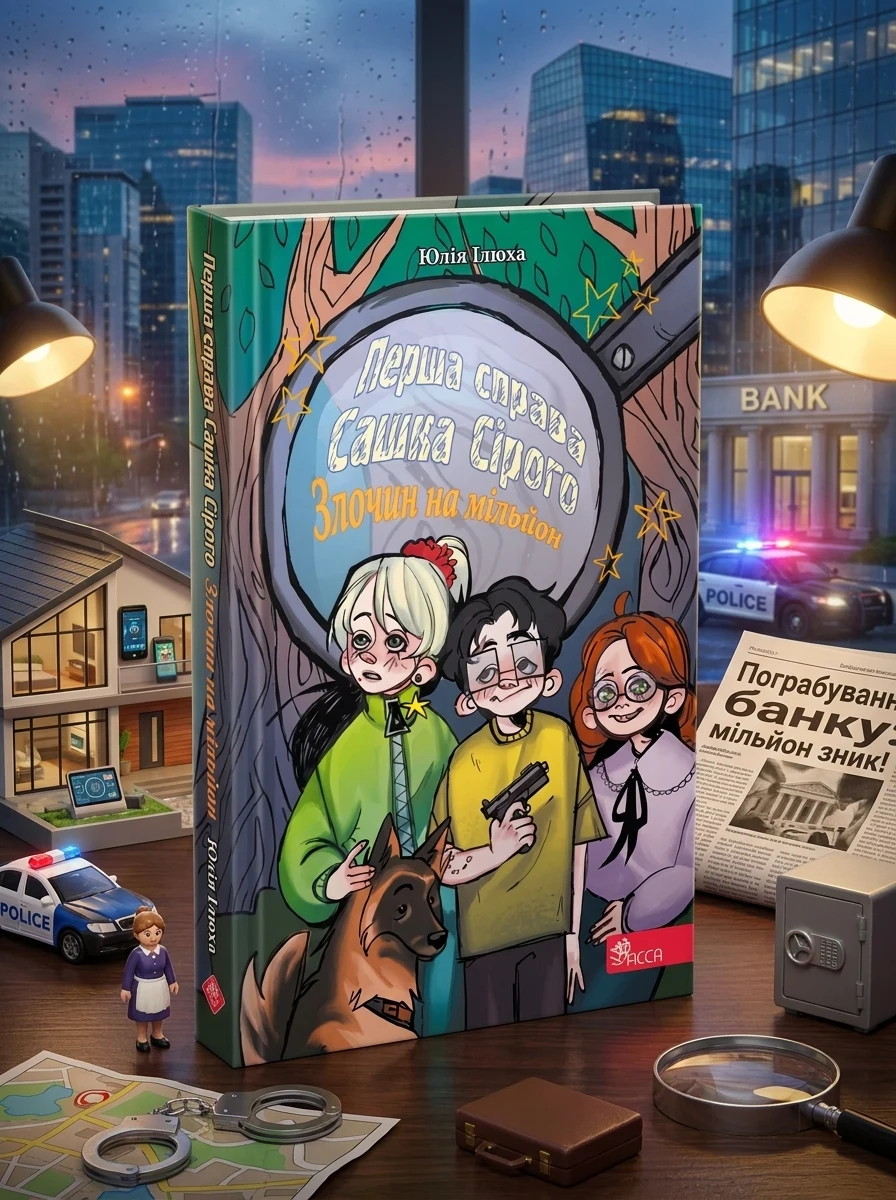 Перша справа Сашка Сірого. Злочин на мільйон | купити книгу онлайн