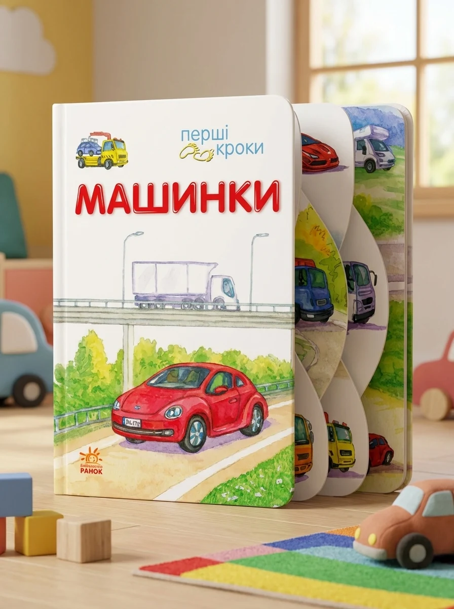 Перші кроки. Машинки — Дитячі вірші