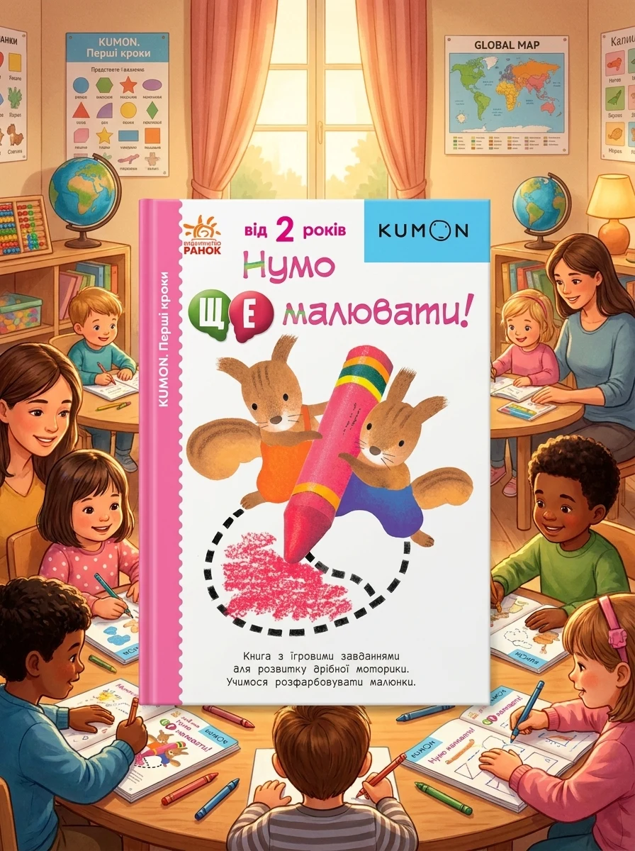 Перші кроки. Нумо ще малювати! — Розвивальні книги