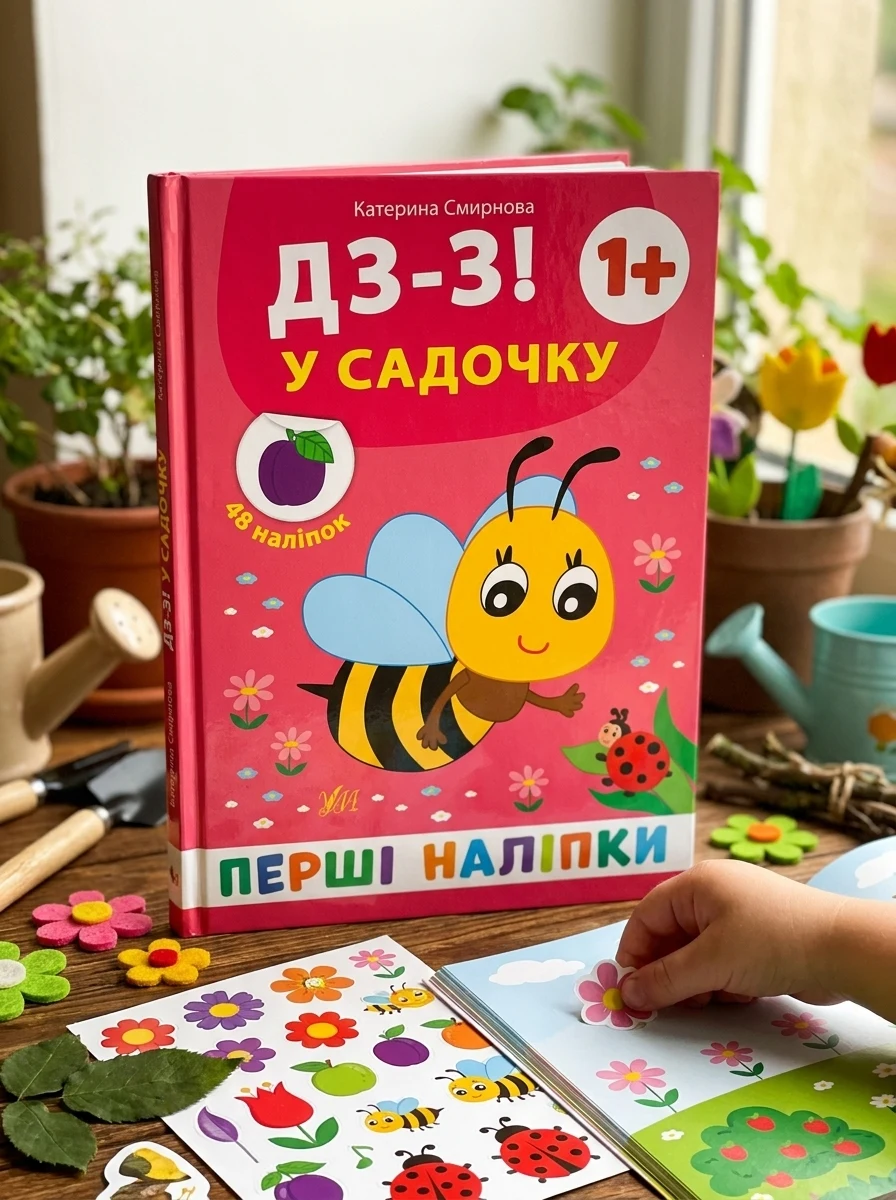 Перші наліпки. Дз-з! У садочку. Від 1 року — фото 2