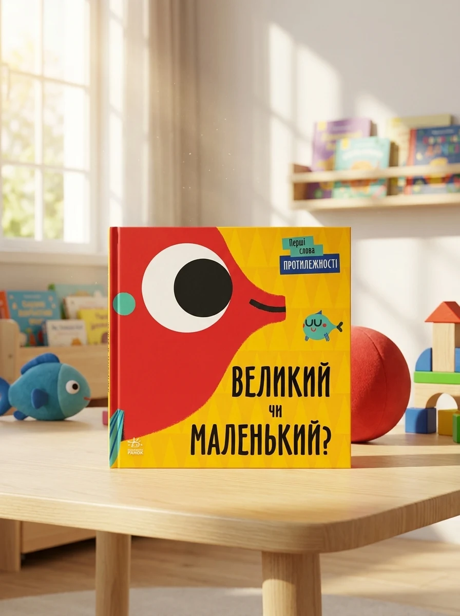 Перші слова. Протилежності. Великий чи маленький? — Розвивальні книги