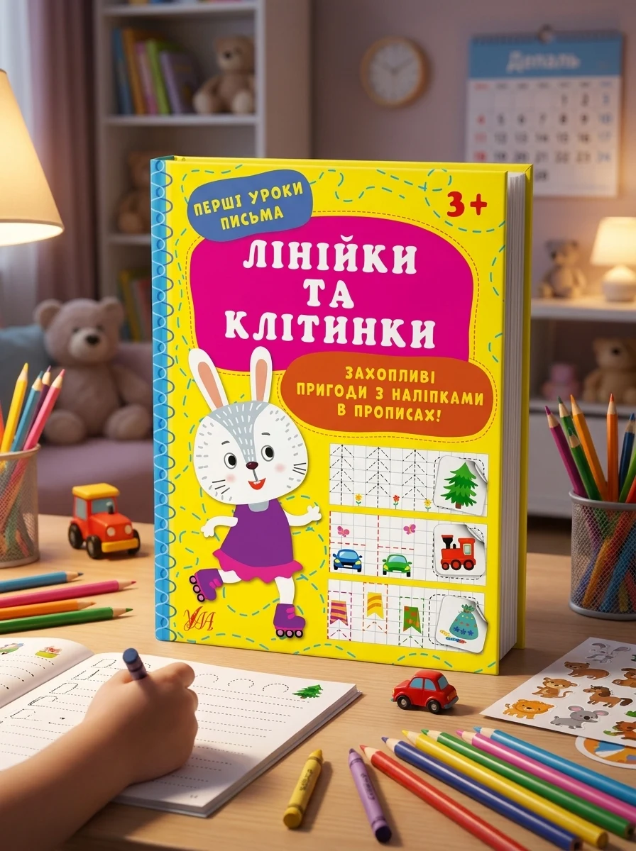 Перші уроки письма. Лінійки та клітинки — фото 2