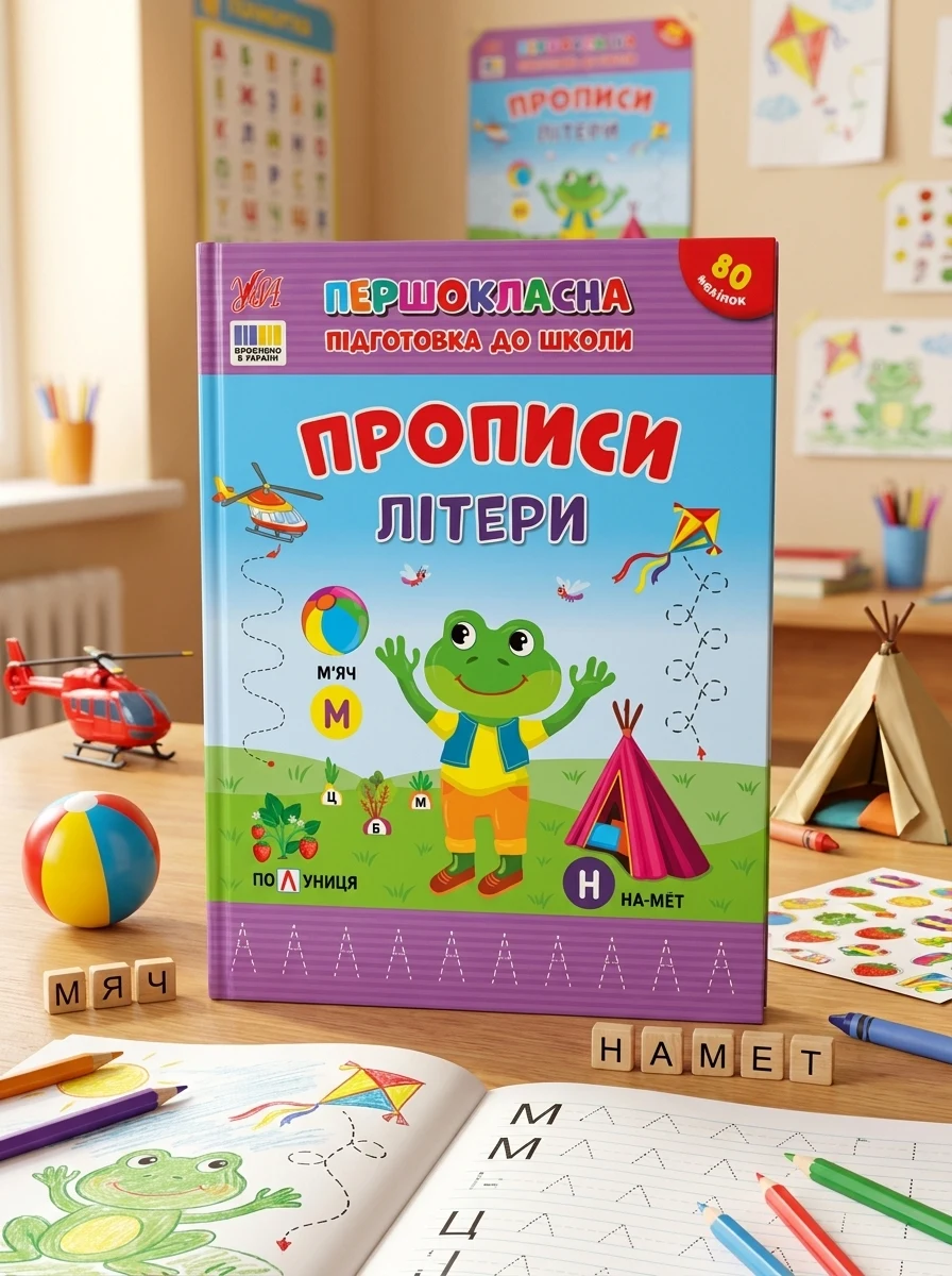 Першокласна підготовка до школи. Прописи. Літери — Підготовка до школи
