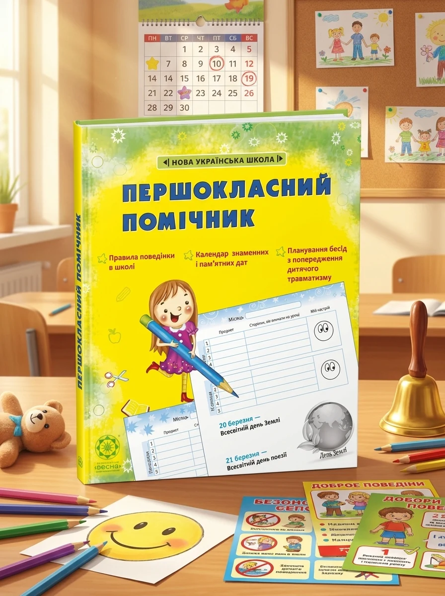 Першокласний помічник (зі смайликами) — Розвивальні книги