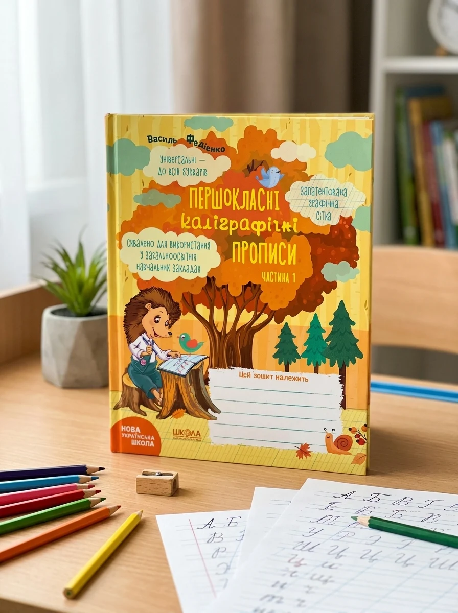 Першокласний зошит. Першокласні каліграфічні прописи. Частина 1 — фото 2