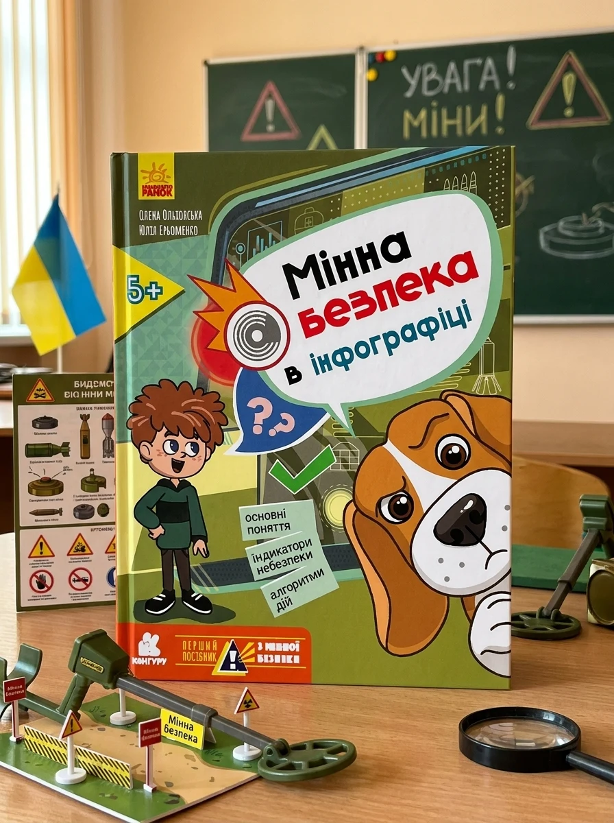 Мінна безпека в інфографіці