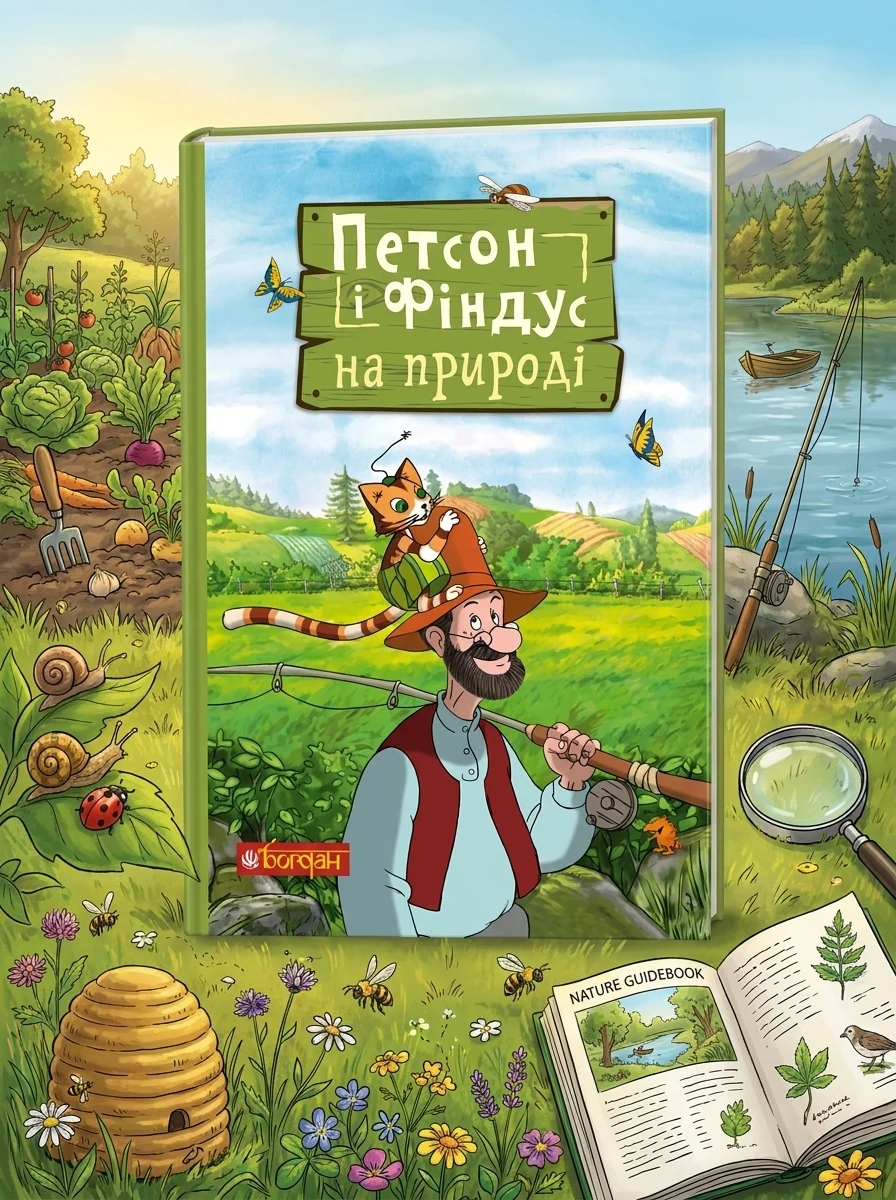Петсон і Фіндус на природі — Розвивальні книги