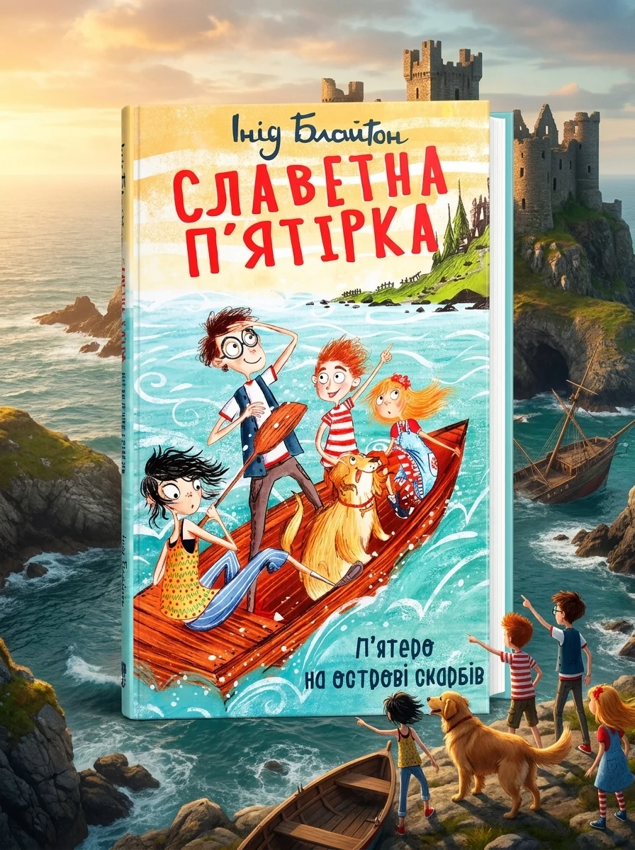 П’ятеро на острові скарбів — Дитяча проза