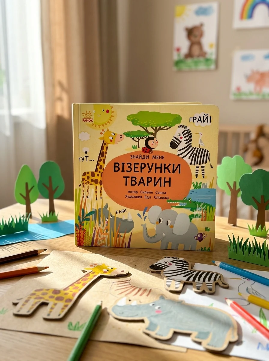 Пікабу. Візерунки тварин — Пізнавальні книги для дітей