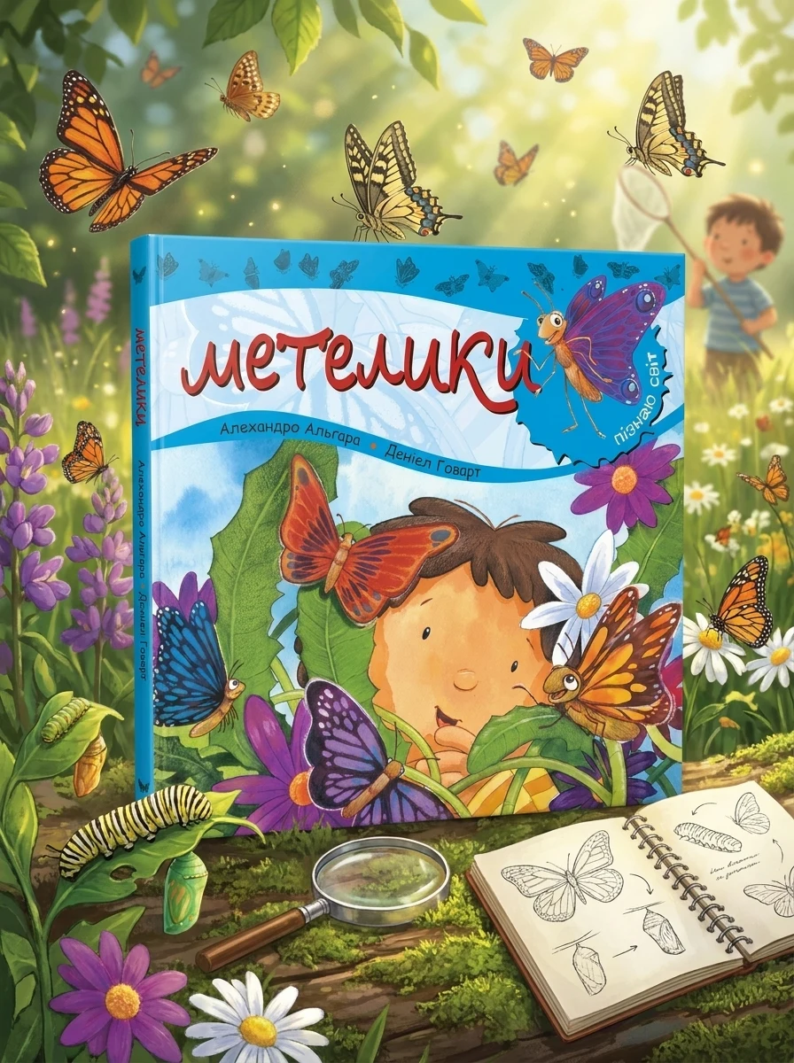 Пізнаю світ. Метелики — Дитячі енциклопедії