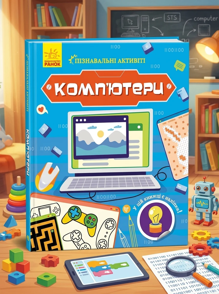 Пізнавальні активіті. Комп'ютери | купити книгу онлайн