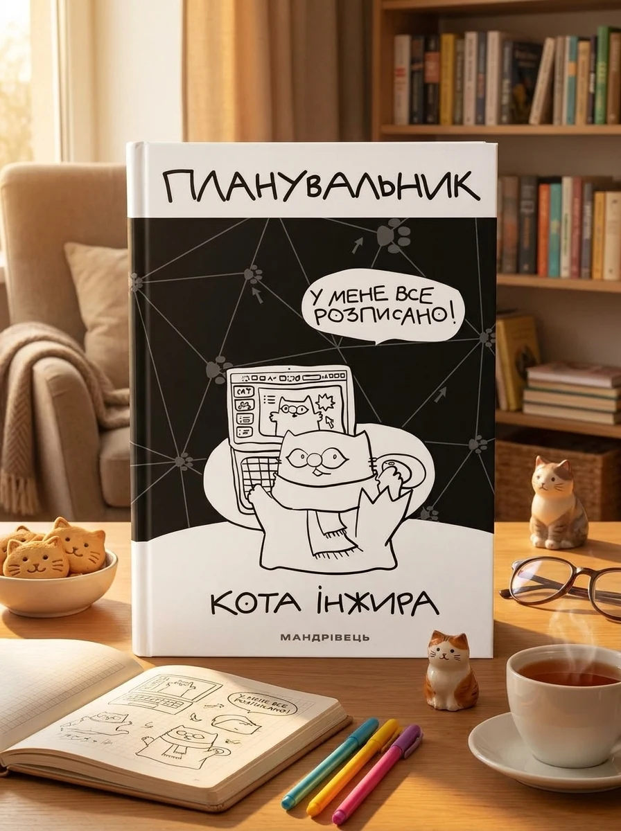 Планувальник кота Інжира. У мене все розписано | купити книгу онлайн