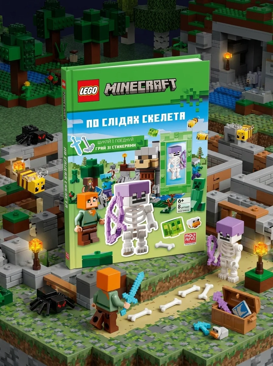 По слідах скелета. LEGO Minecraft — Книги-іграшки