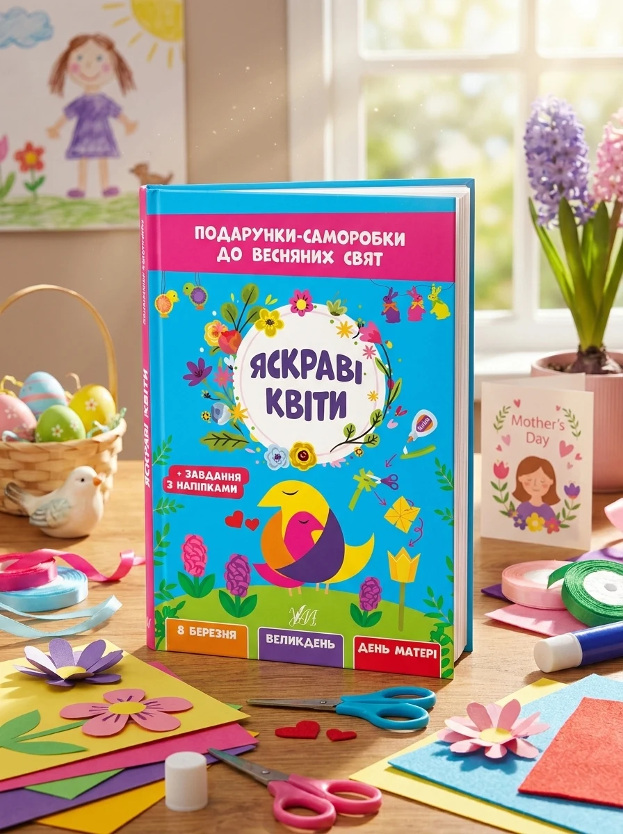 Подарунки-саморобки до весняних свят. Яскраві квіти — фото 2