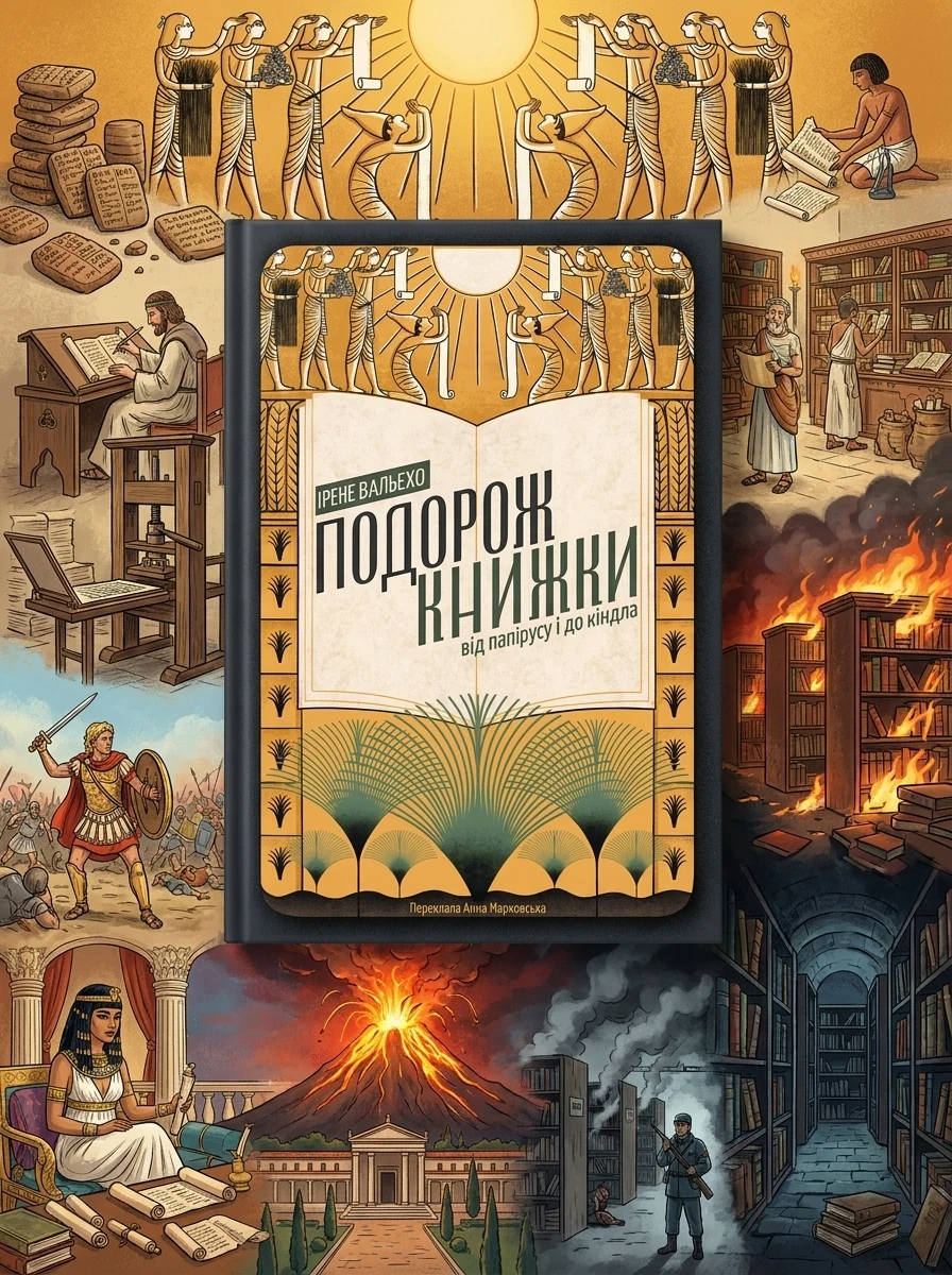 Подорож книжки. Від папірусу до кіндла