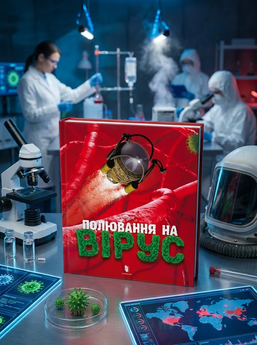 Полювання на вірус — Пізнавальні книги для дітей