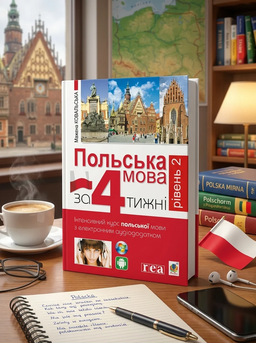 Польська мова за 4 тижні. Інтенсивний курс польської мови з електронним аудіододатком. Рівень 2 | купити книгу онлайн