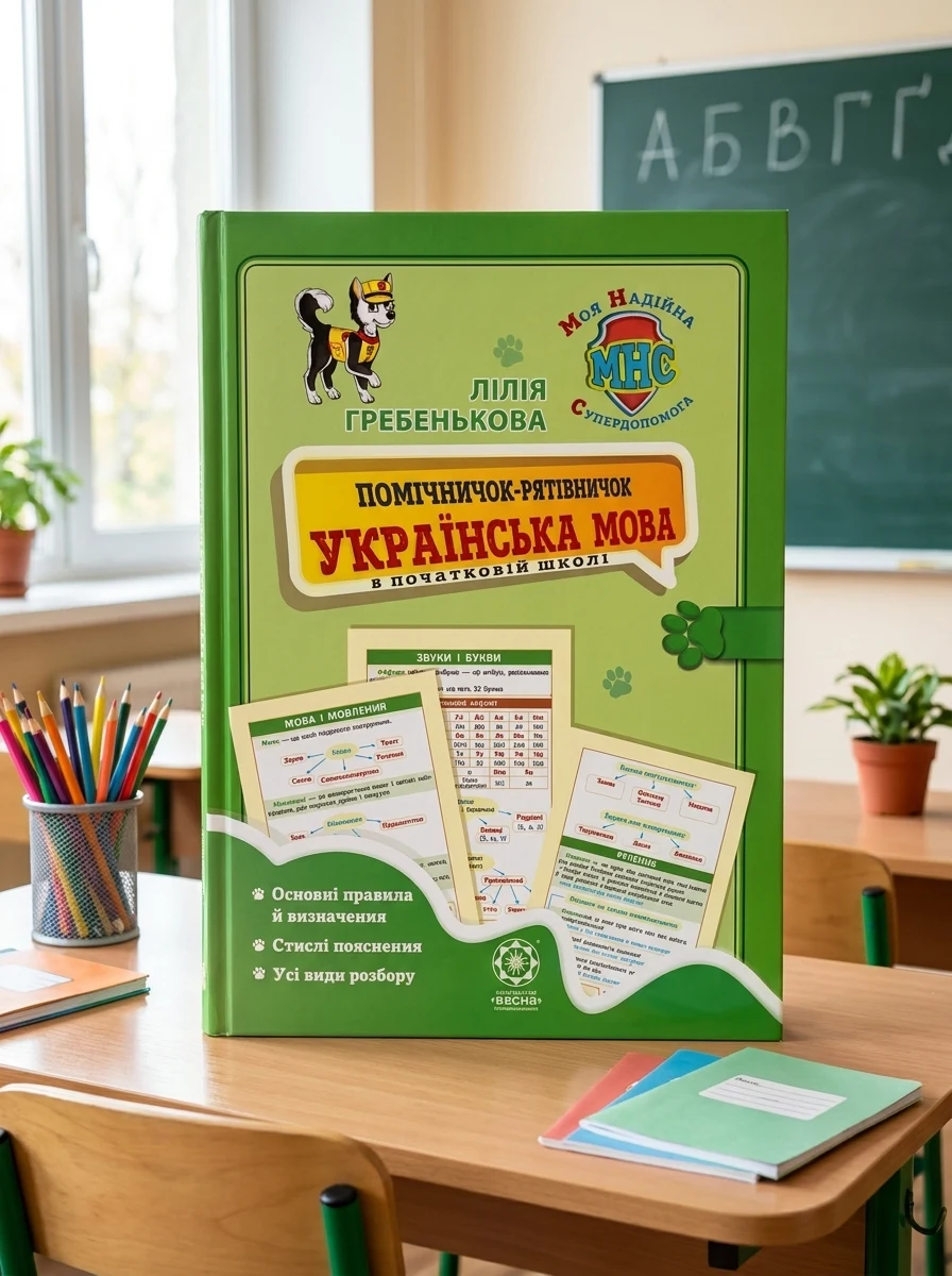 Помічничок-рітівничок. Українська мова в початковій школі — Розвивальні книги