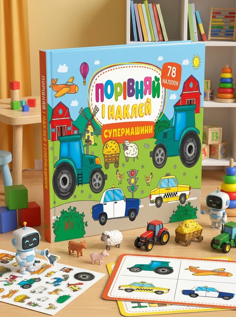 Порівняй і наклей. Чудороботи — Книги з наліпками