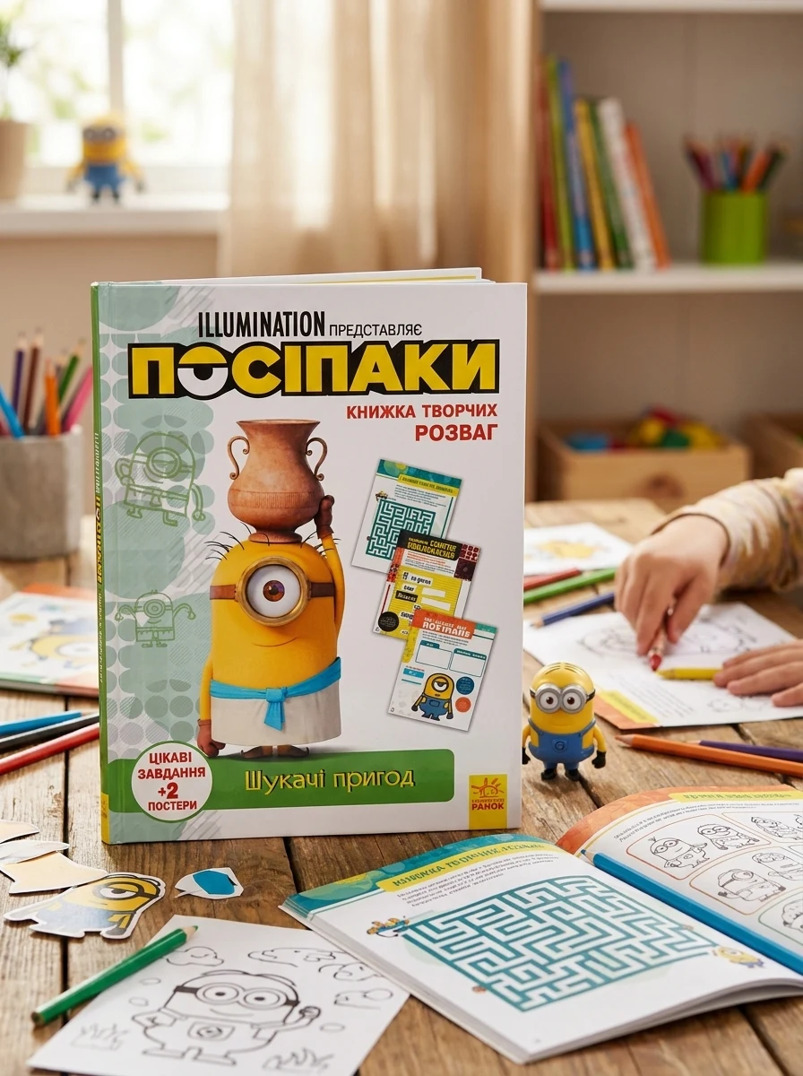Книжка творчих розваг. Посіпаки. Шукачі пригод — фото 2