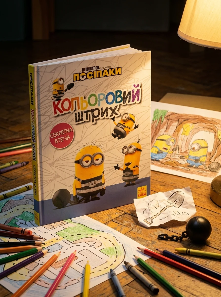 Посіпаки. Кольоровий штрих. Секретна втеча — Розвивальні книги