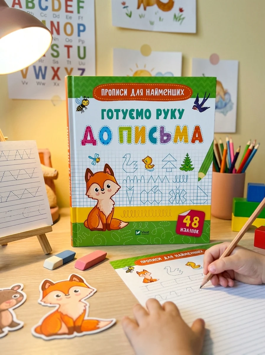Прописи для найменших. Готуємо руку до письма | купити книгу онлайн
