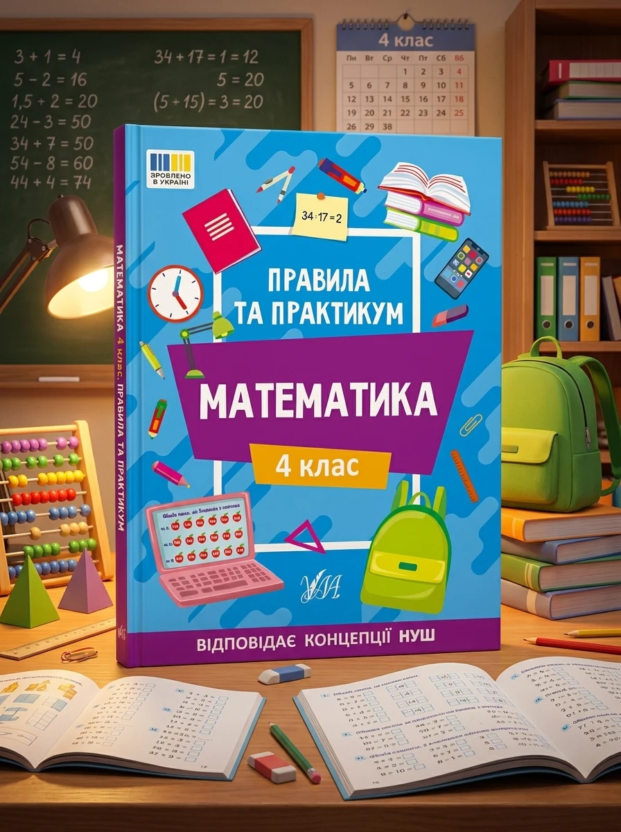 Правила та практикум. Математика. 4 клас — Книги для школи
