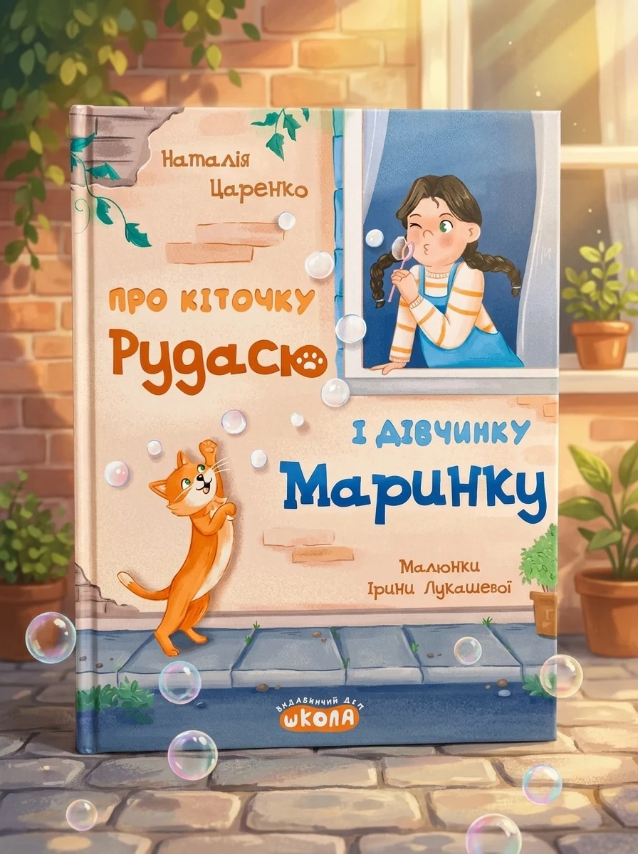 Про кіточку Рудасю і дівчинку Маринку — Дитяча проза