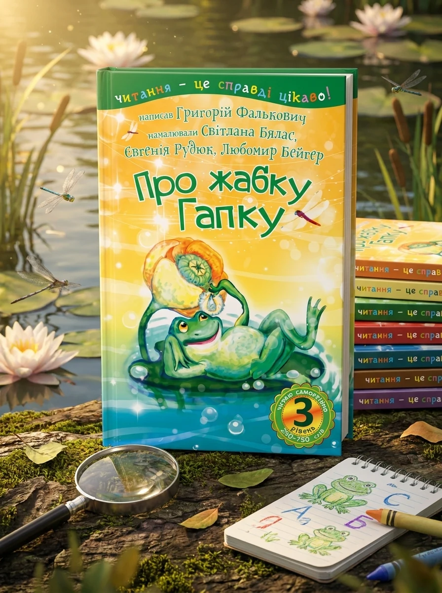 Про жабку Гапку. Читання – це справді цікаво | купити книгу онлайн