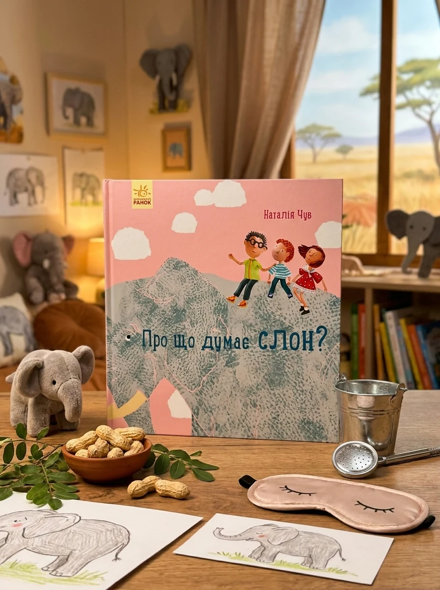 Професор карапуз. Про що думає слон? — Пізнавальні книги для дітей