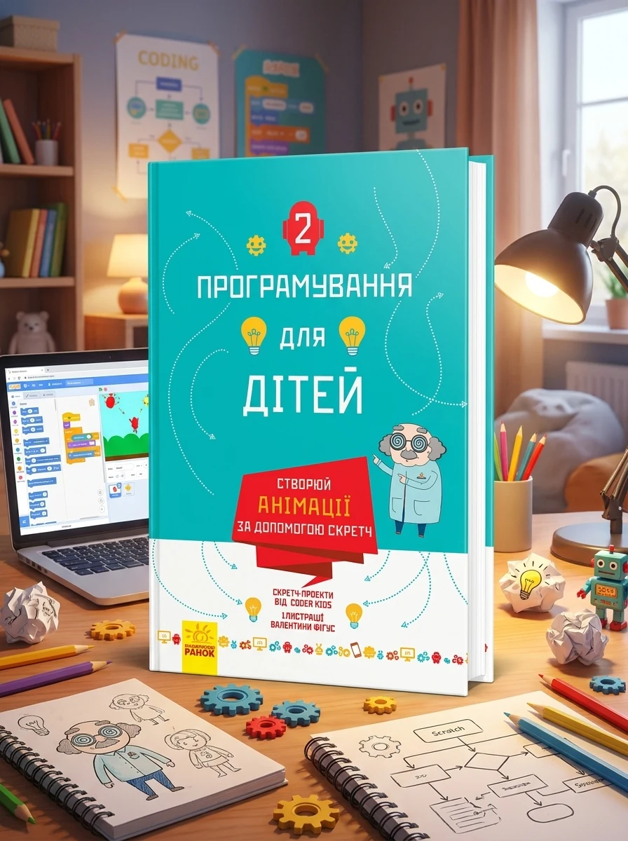 Програмування для дітей. Створюй анімації за допомогою Скретч — Пізнавальні книги для дітей