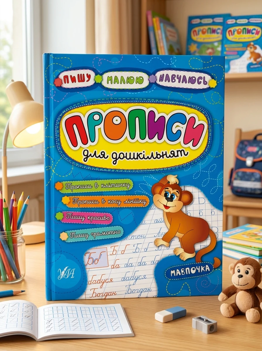 Прописи для дошкільнят. Мавпочка