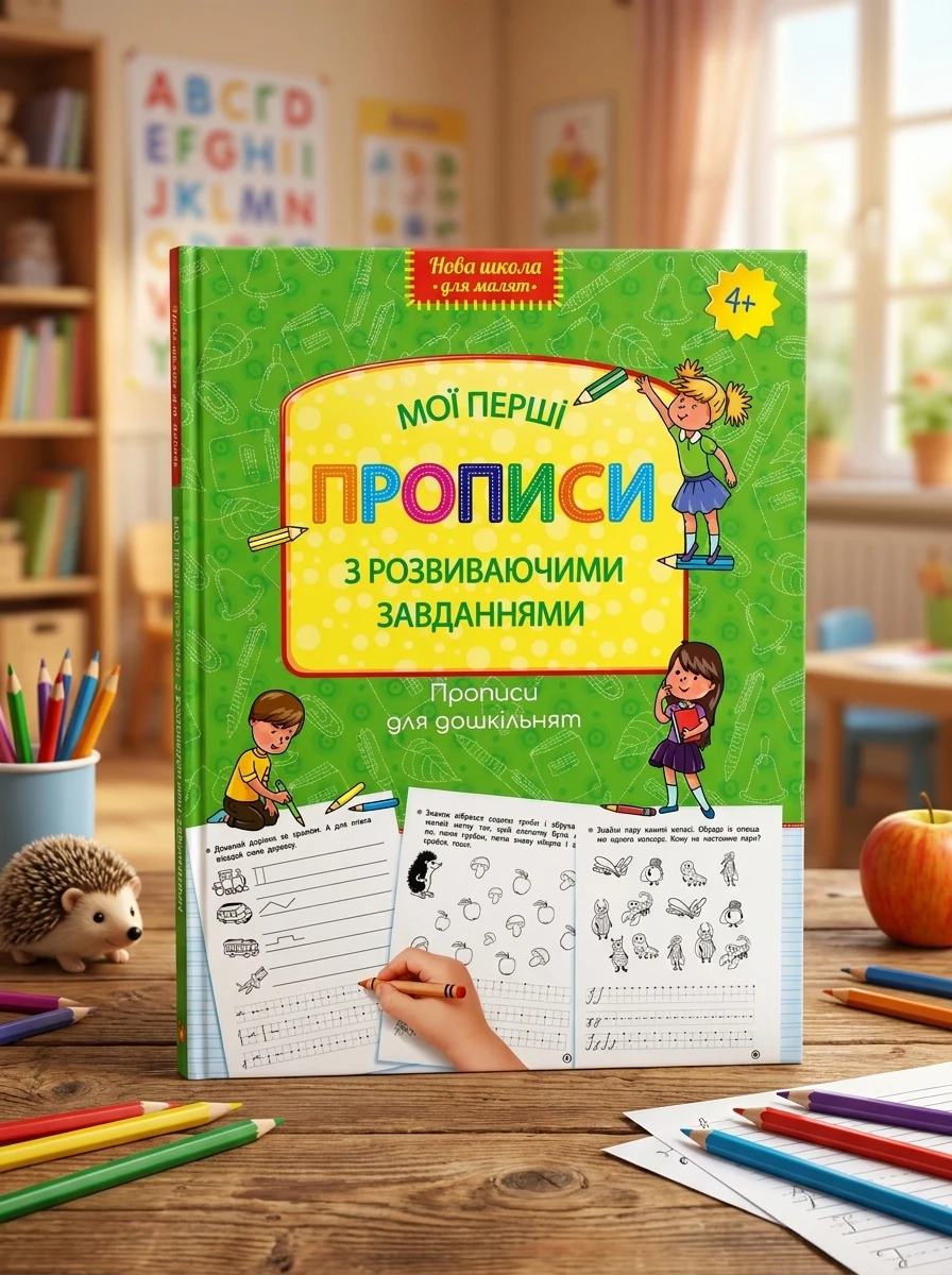 Прописи для дошкільнят. Мої перші прописи з розвиваючими завданнями — Розвивальні книги