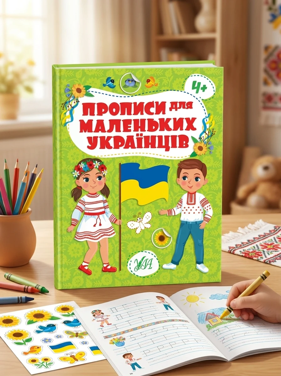 Прописи для маленьких українців. Від 4 років — Розвивальні книги