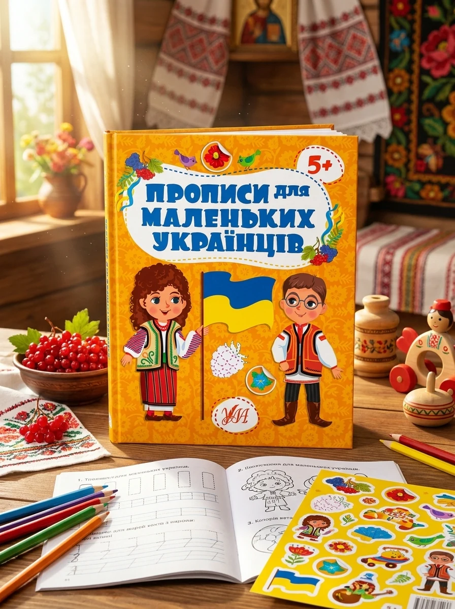 Прописи для маленьких українців. Від 5 років — Розвивальні книги