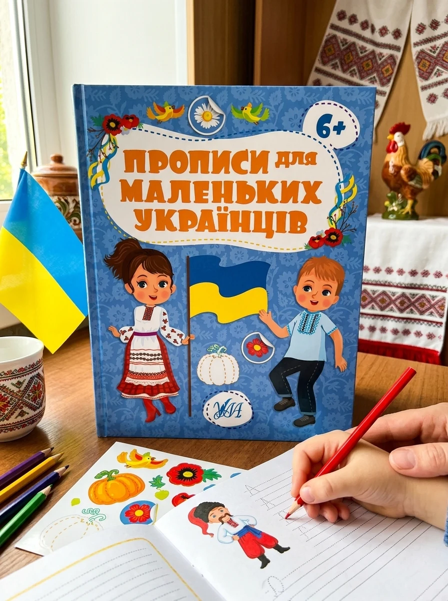 Прописи для маленьких українців. Від 6 років — Розвивальні книги