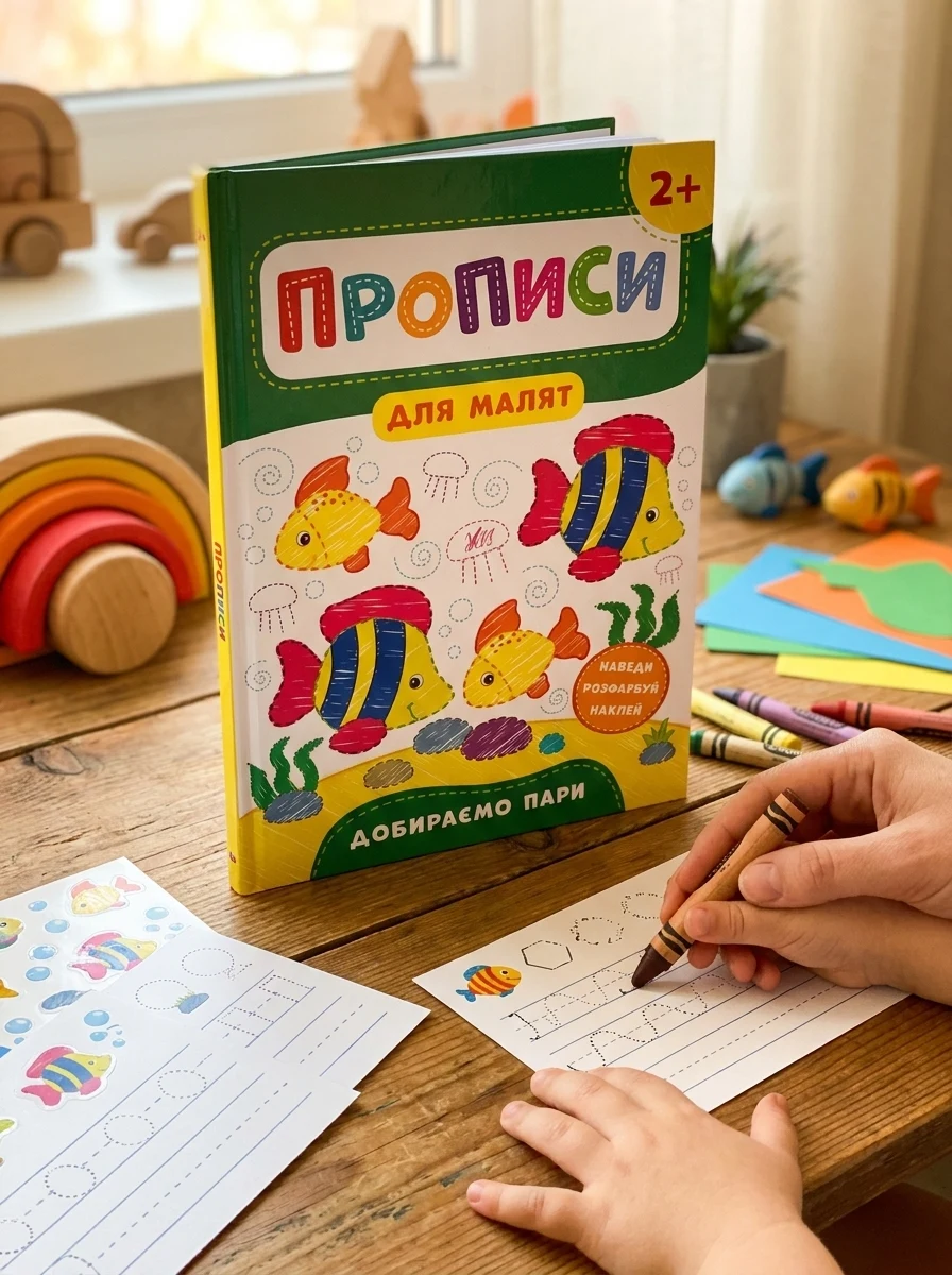 Прописи для малят. Добираємо пари. Від 2 років | купити книгу онлайн