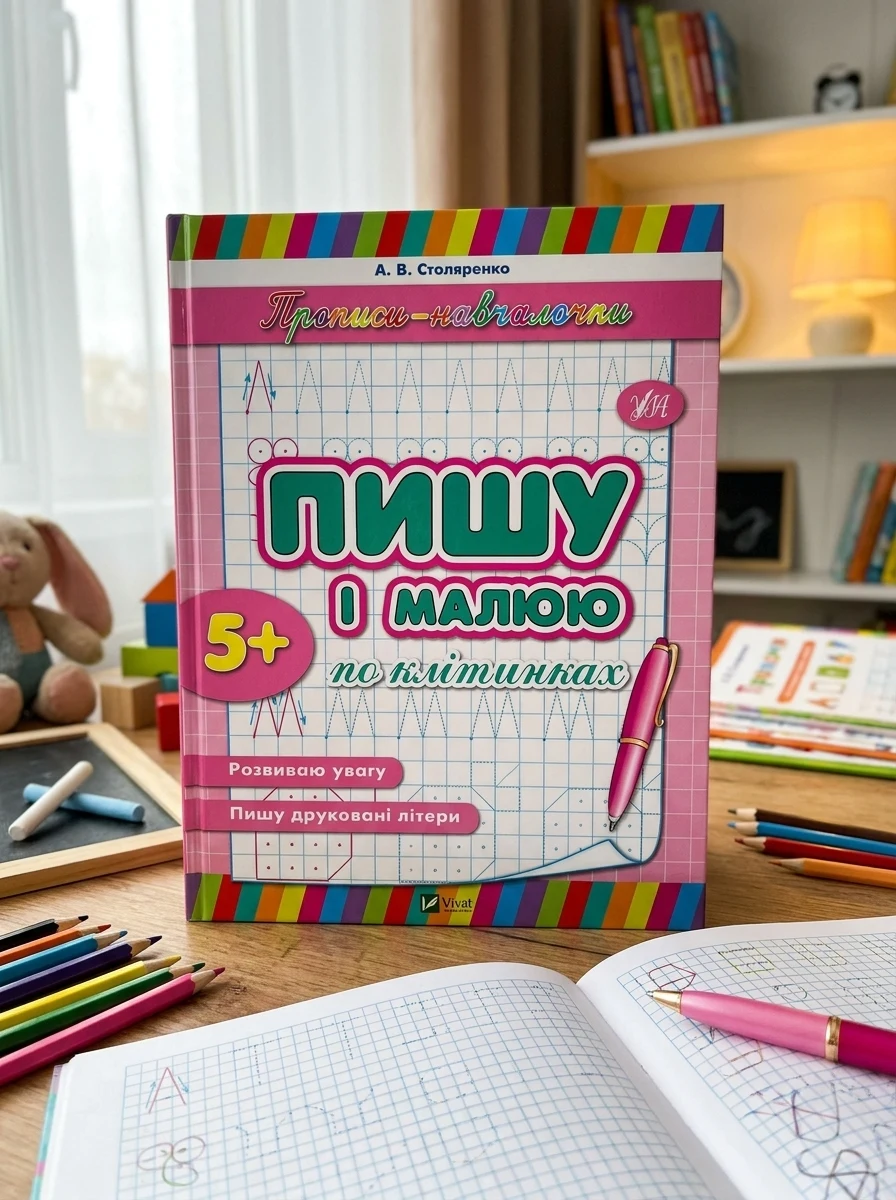 Прописи-навчалочки. Пишу і малюю по клітинках. Від 5 років — Підготовка до школи