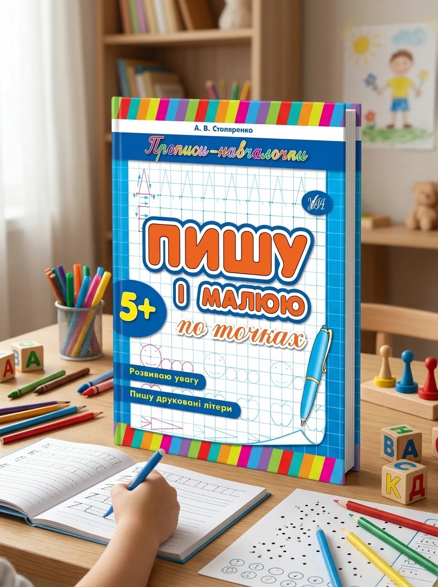 Прописи-навчалочки. Пишу і малюю по точках. Від 5 років — Розвивальні книги