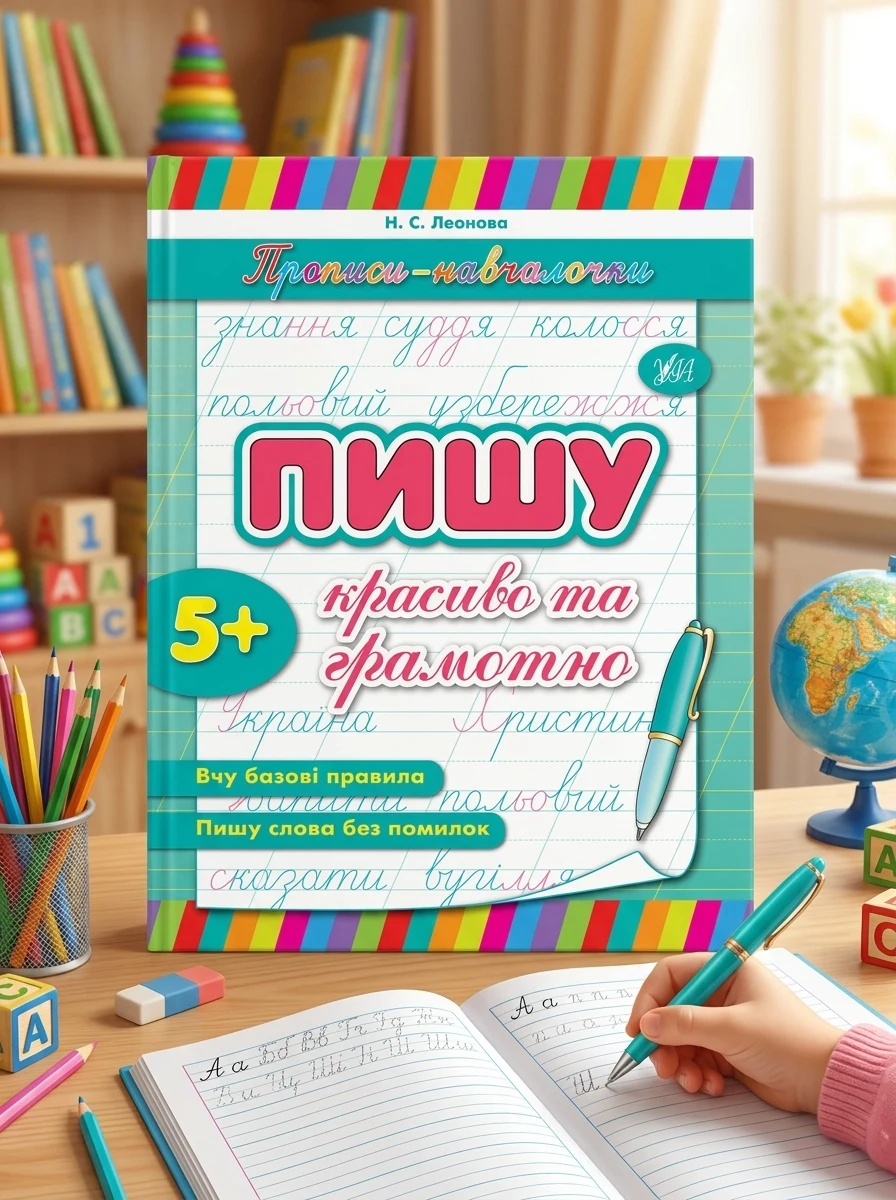 Прописи-навчалочки. Пишу красиво та грамотно. Від 5 років | купити книгу онлайн