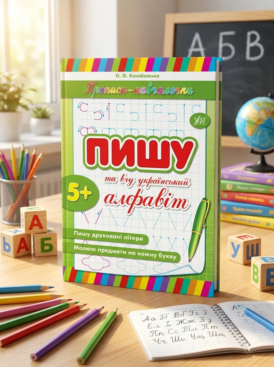 Прописи-навчалочки. Пишу та вчу український алфавіт. Від 5 років — Підготовка до школи