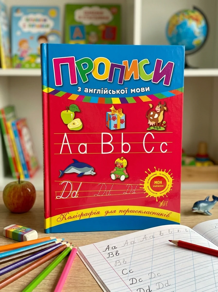 Прописи з англійської мови — Розвивальні книги