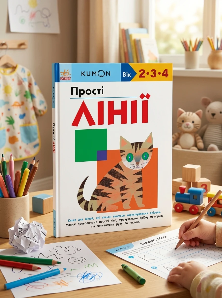 Прості лінії — Розвивальні книги