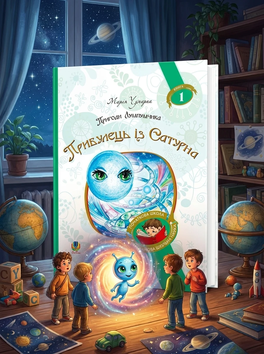 Прибулець із Сатурна (Богданова шкільна наука) — Дитяча фантастика