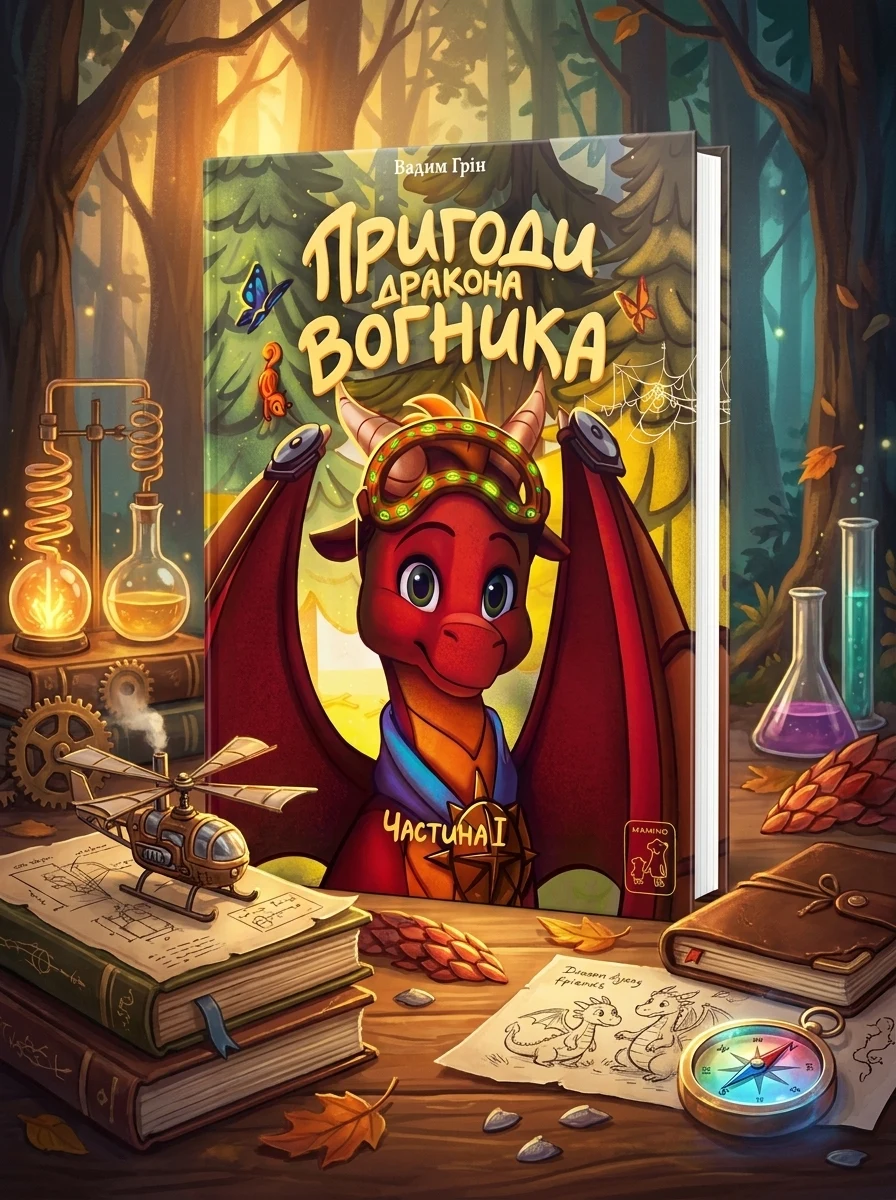Пригоди дракона Вогника — Дитяча фантастика