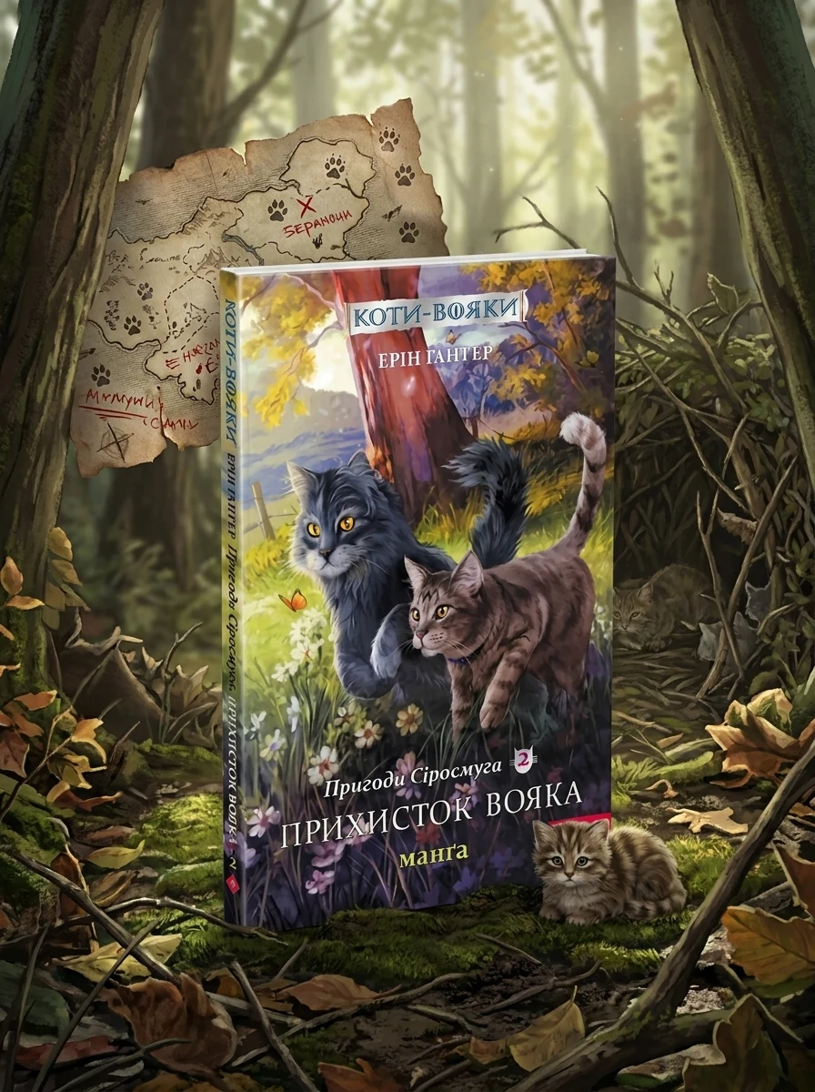 Прихисток вояка (Коти-вояки. Пригоди Сіросмуга #2) — Дитячі комікси
