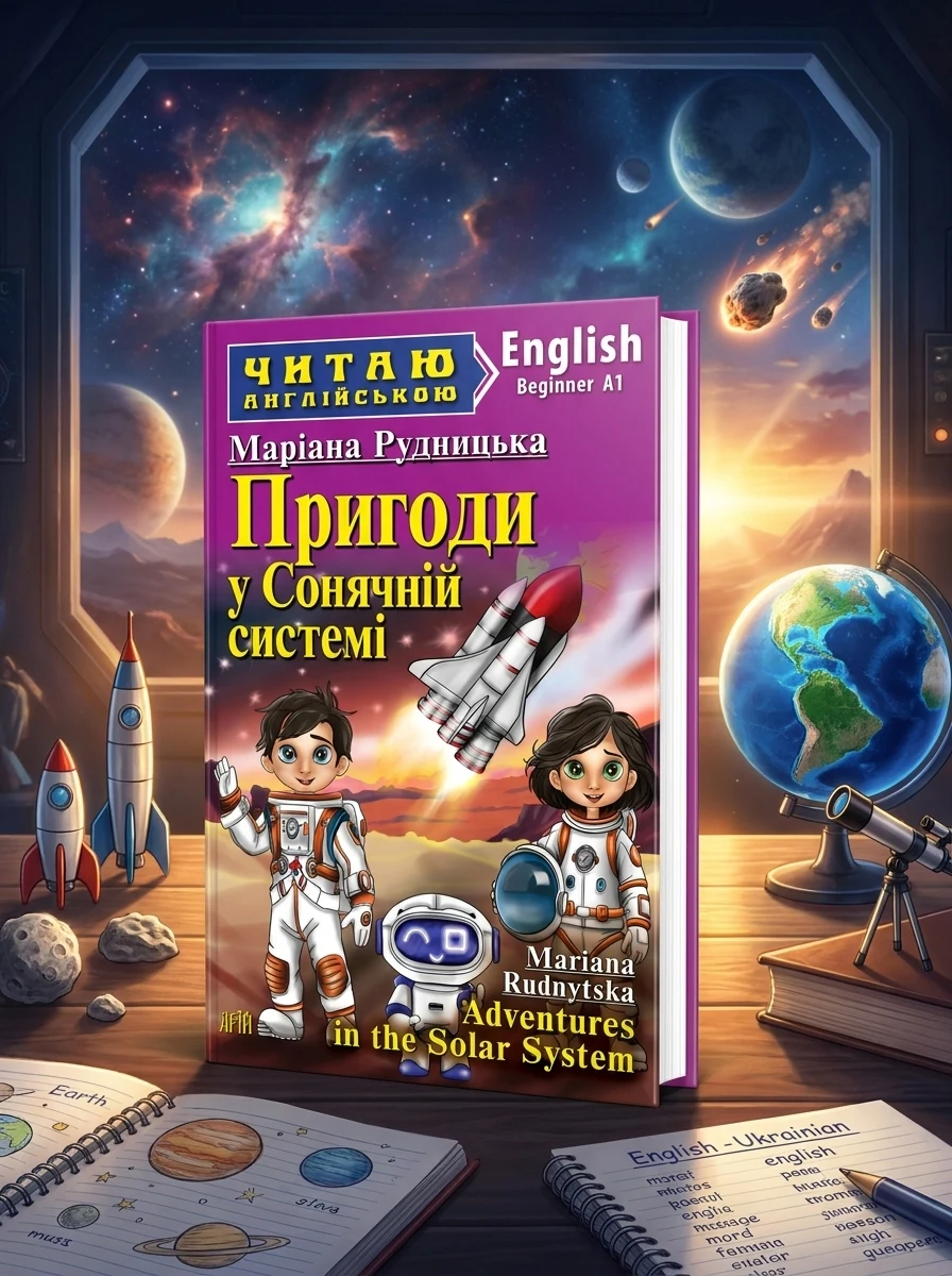 Пригоди у Сонячній системі / Adventures in the Solar System — Дитяча література іноземними мовами