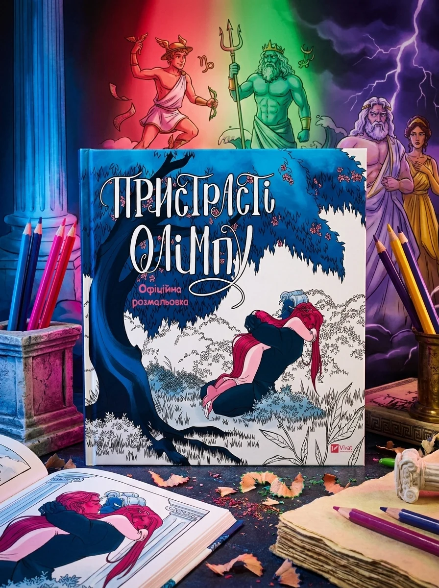 Пристрасті Олімпу. Офіційна розмальовка — Хобі