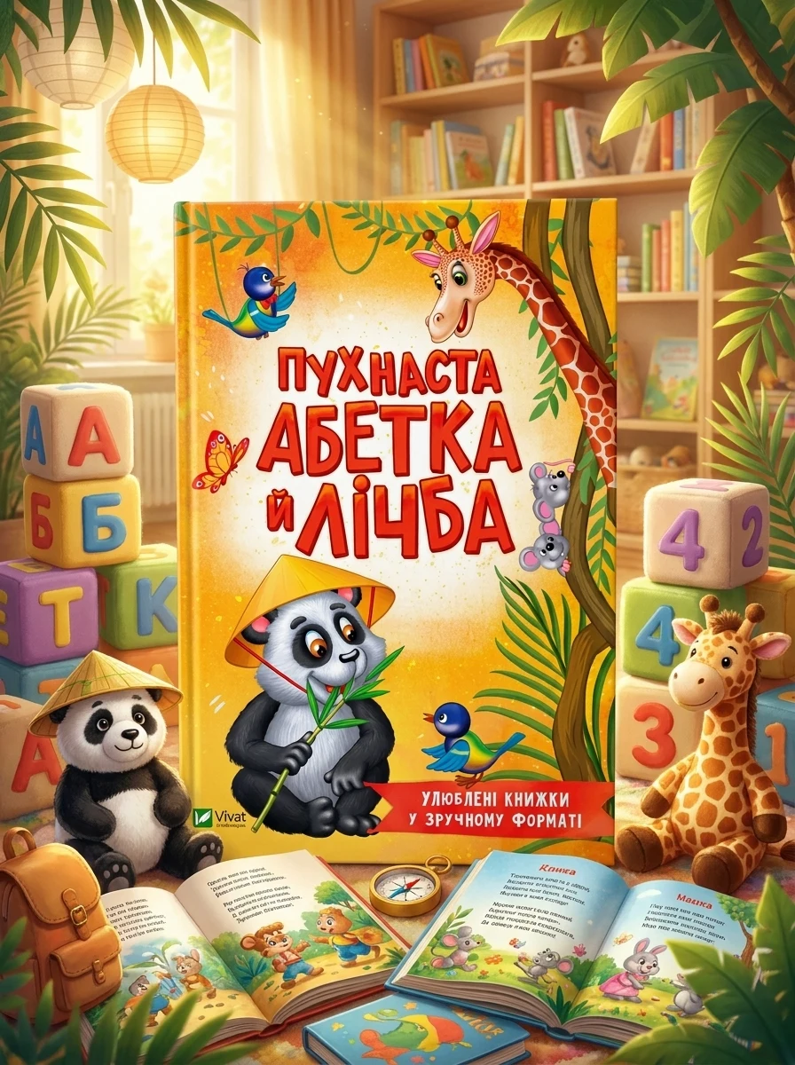 Пухнаста абетка й лічба | купити книгу онлайн