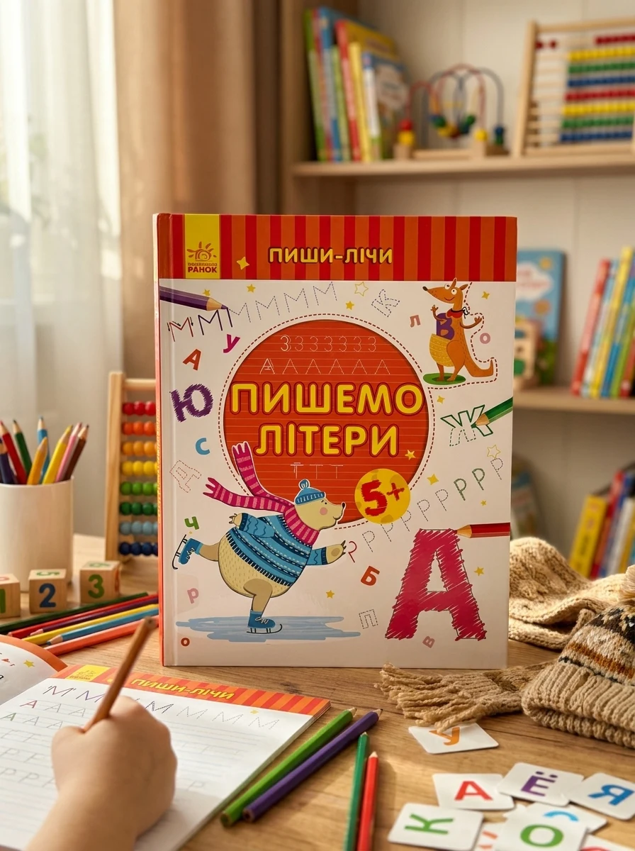 Пиши-лічи. Пишемо літери. Від 5 років — Розвивальні книги